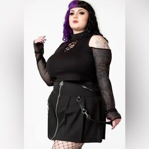 Dark Half Long Sleeve Top 3XL